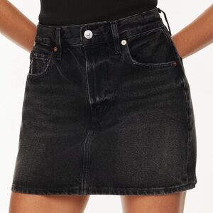 NWT Citizens of Humanity Beatnik Denim Mini Skirt from Aritzia size 31 black